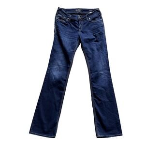 Silver Jeans Co Suki Mid Slim Boot Dark Wash Super Stretch Jeans W30 L33